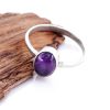 Cincin Kecubung Wanita Perak 925 Amethyst Natural Amiko Light