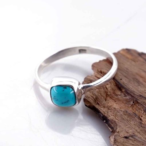 Cincin Wanita Perak Asli 925 Turquoise Quisella