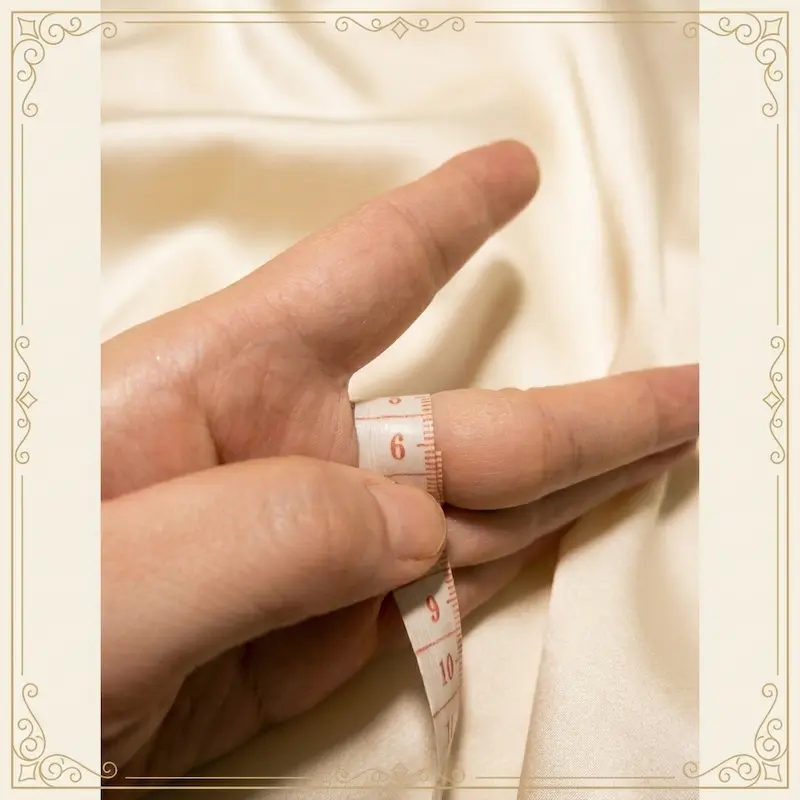 panduan cara ukur cincin dengan lingkar jari dengan ketat