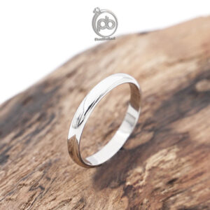 Cincin Simple Unisex Perak 925 Asli Lingkar Polos Midi 13