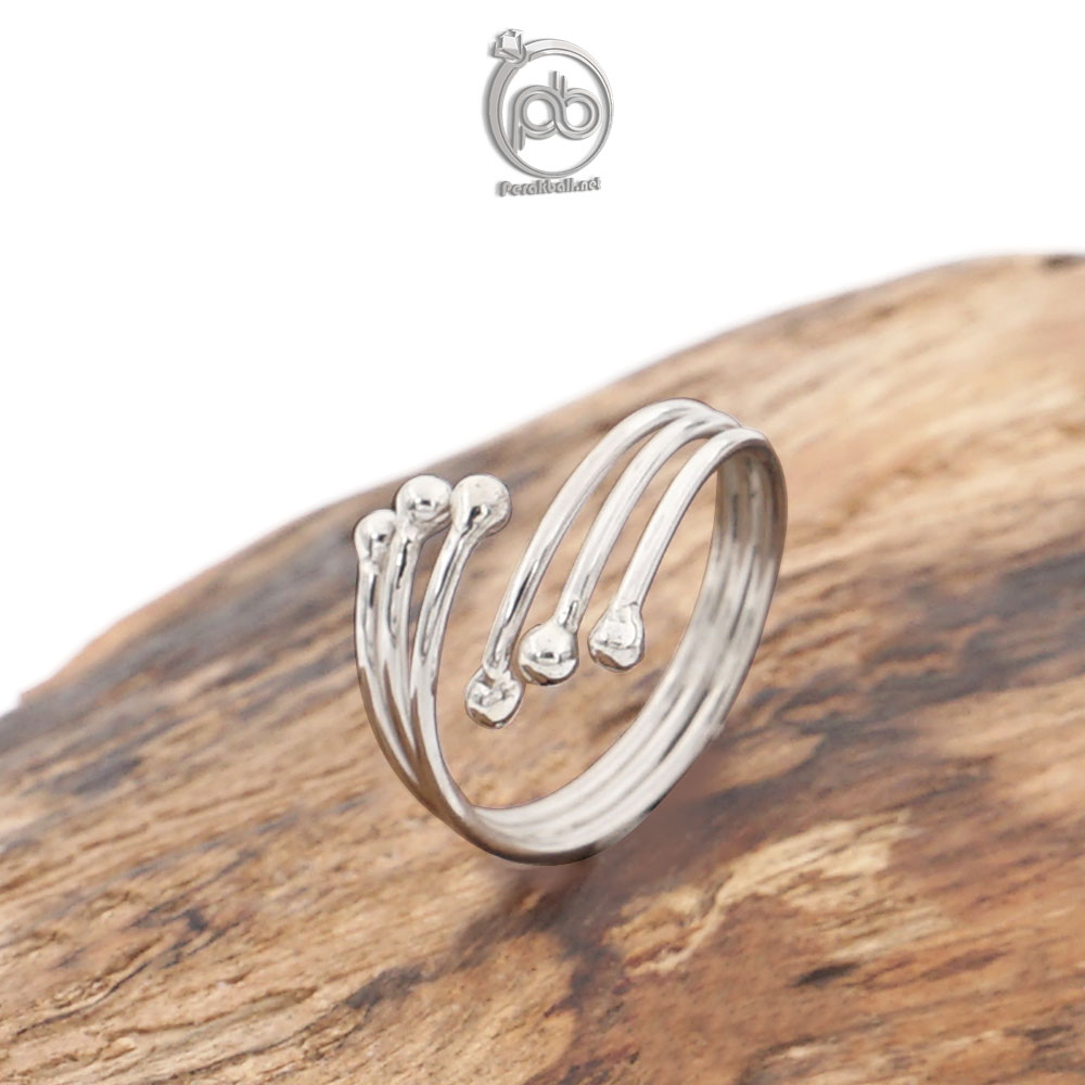Cincin Perak Bali Asli Silver 925 Simple Hexiana