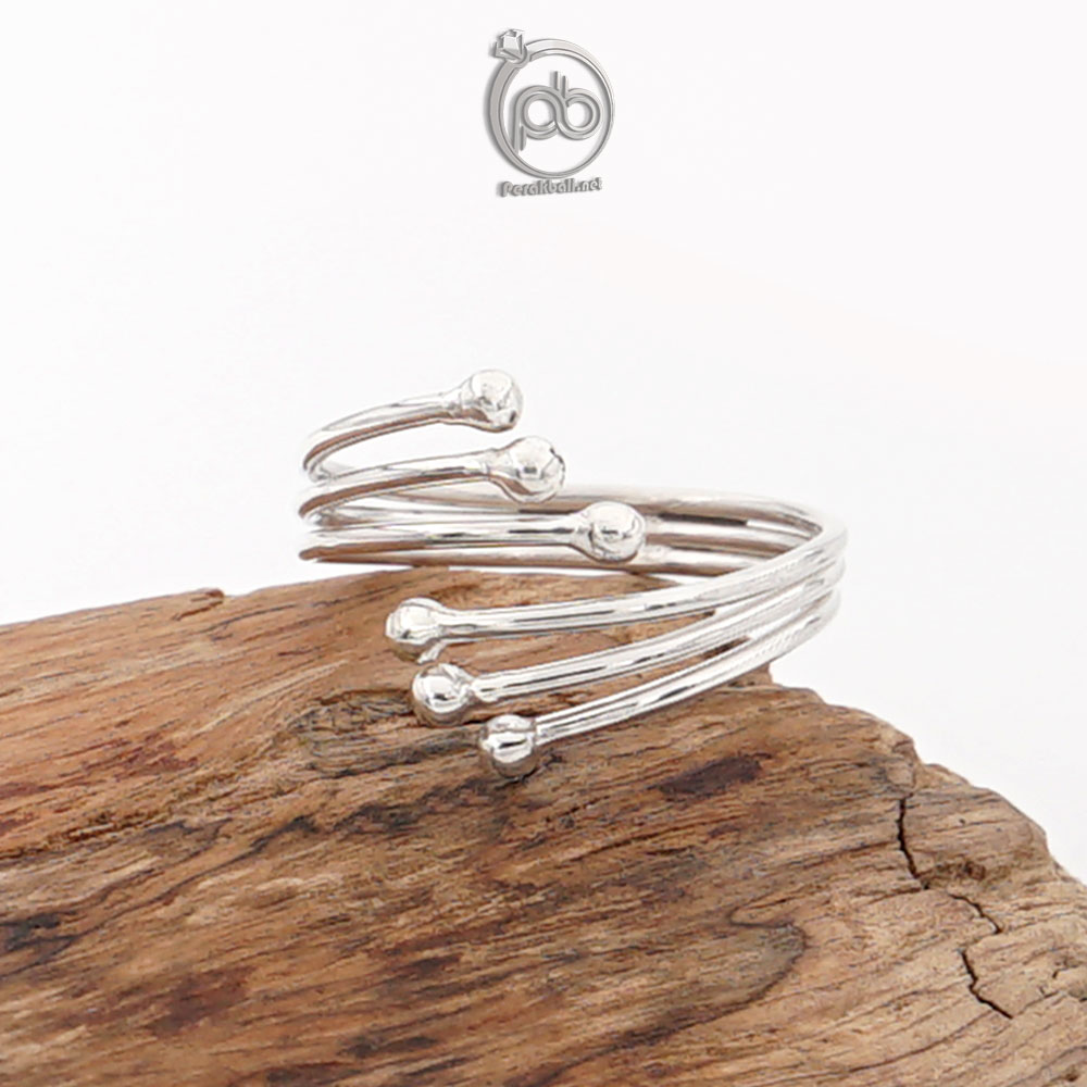 Cincin Perak Bali Asli Silver 925 Simple Hexiana