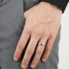 Cincin Anti Karat Pria-Wanita Perak Bali Silver 925 Simple Plain Lingkar Polos dekat saku