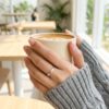 Cincin Simple Unisex Perak 925 Asli Lingkar Polos Midi sambil ngopi