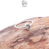 Cincin Wanita Imut Sky Topaz Perak 925 Asli Pashikayna