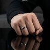 Cincin Anti Karat Pria-Wanita Perak Bali Silver 925 Simple Plain Lingkar Polos digenggam jari