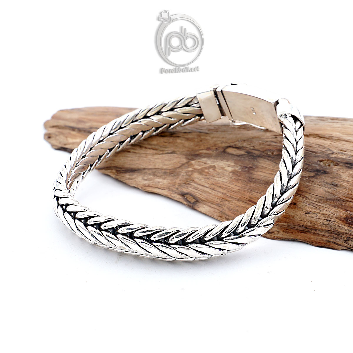 Gelang Pria Perak Asli Silver 925 Tulang Naga Culabro