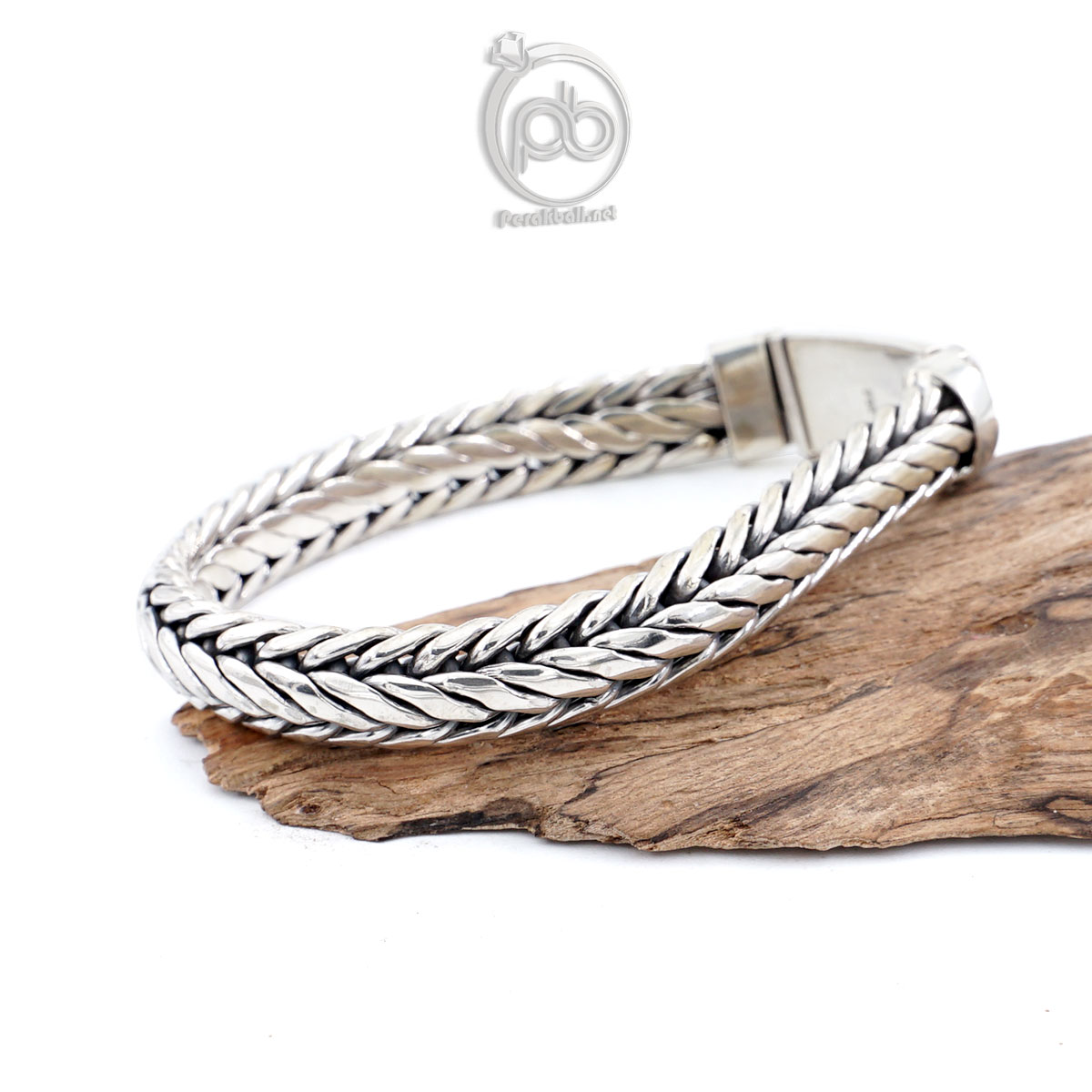 Gelang Pria Perak Asli Silver 925 Tulang Naga Culabro