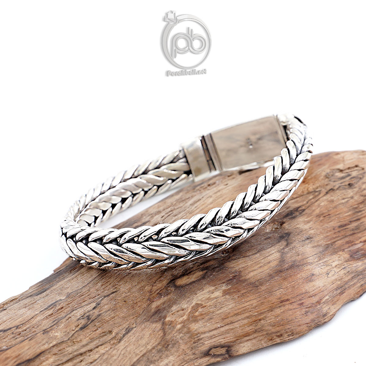 Gelang Pria Perak Asli Silver 925 Tulang Naga Culabro