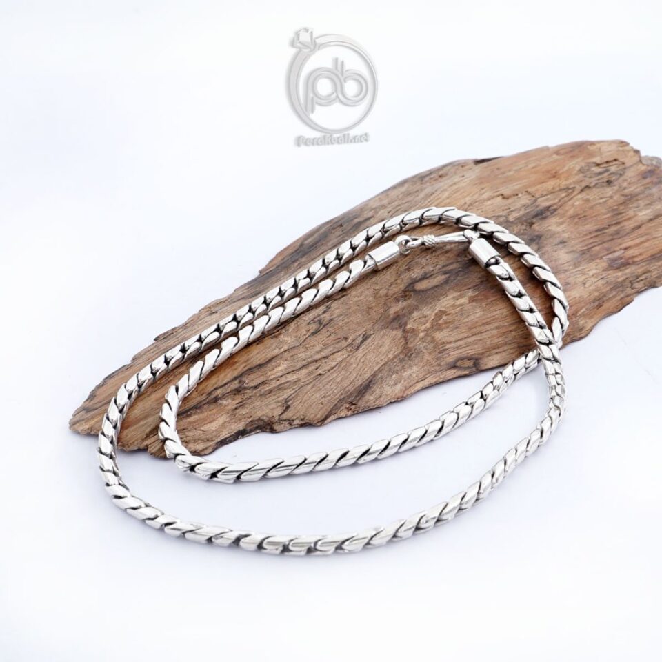 Kalung Buckle Pria Perak 925 Asli Silver Buchero