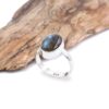 Cincin Wanita Perak 925 Labradorite Natural Labonita