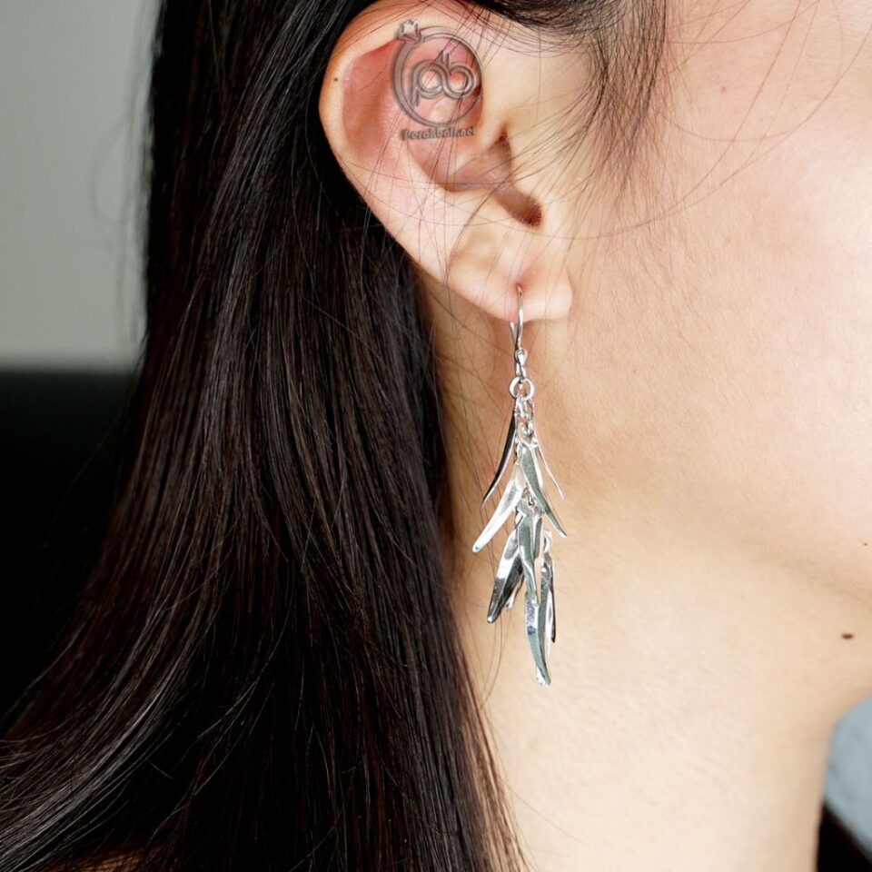 Anting Wanita Perak 925 Sterling Silver Kayu Sugih Midi