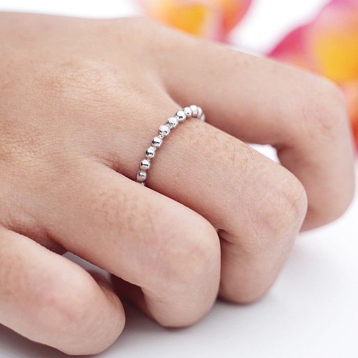 Cincin wanita Perak Bali Silver RIng 925 Motif Sandora