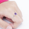 Cincin-Wanita-Perak-Asli-925-Natural-Amethyst-Loviana24