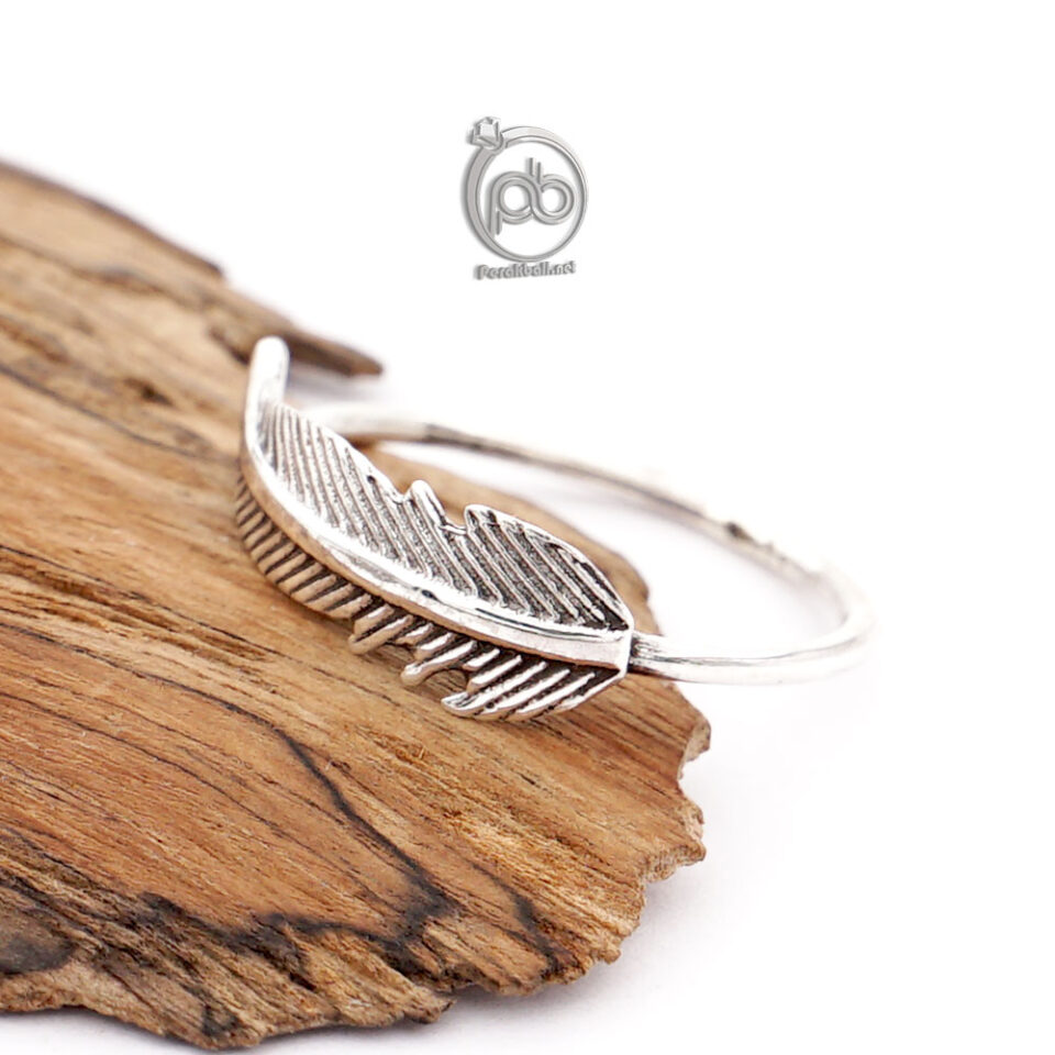 Cincin Wanita Perak Bali Silver Ring 925 Bulu Ayam Jago