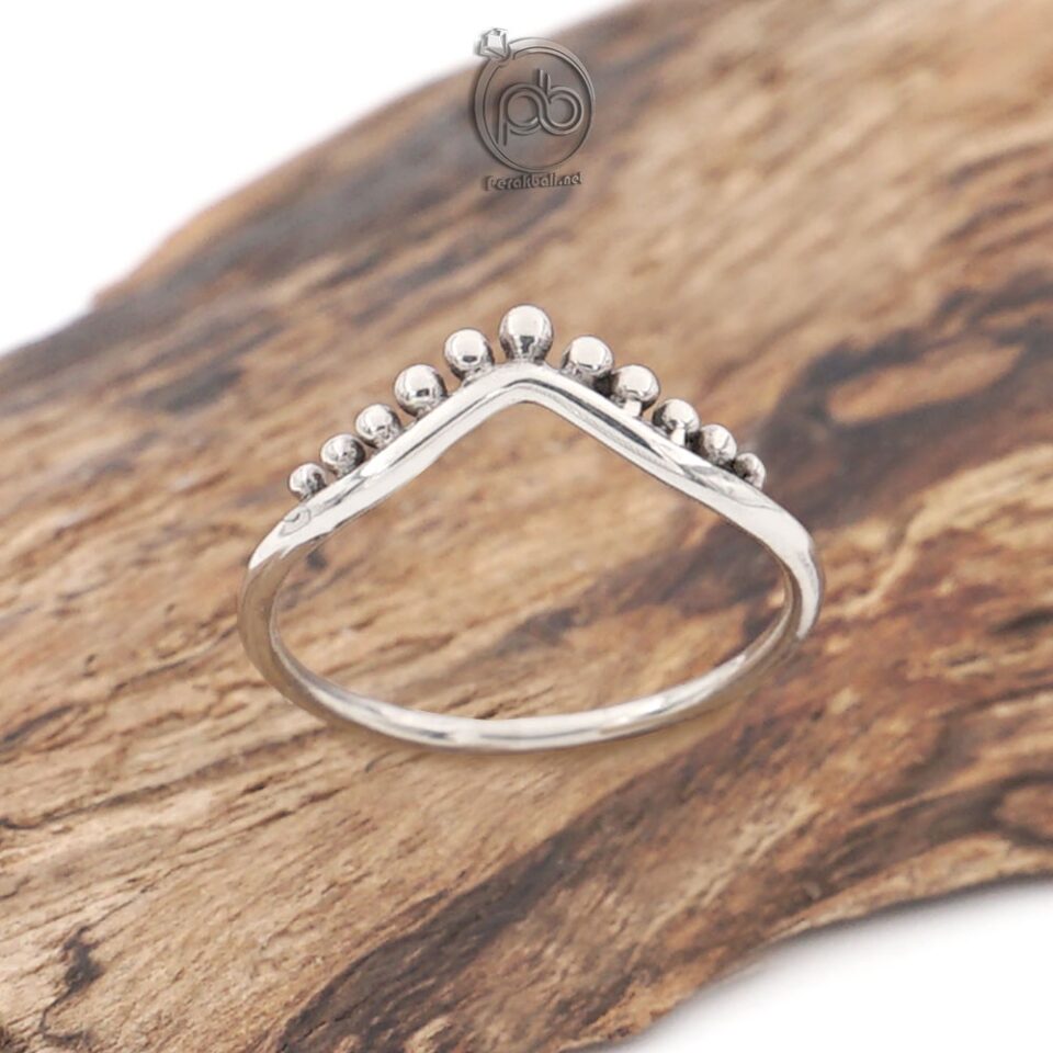 Cincin Wanita Perak Asli 925 Simple Mahkota Jawan