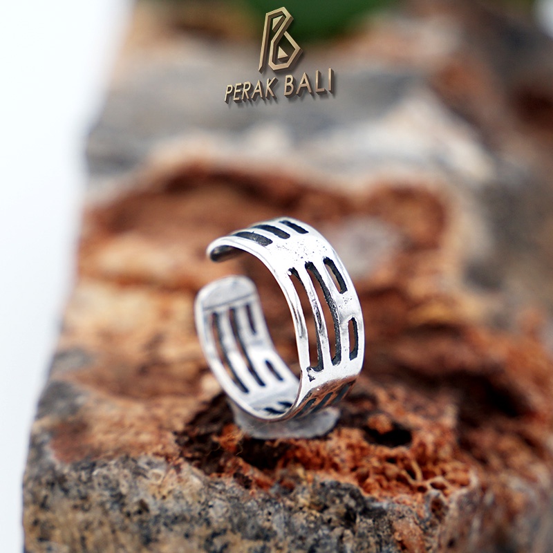Cincin Wanita Kaki Perak Bali Silver Toe Ring 925 Motif Circulo A