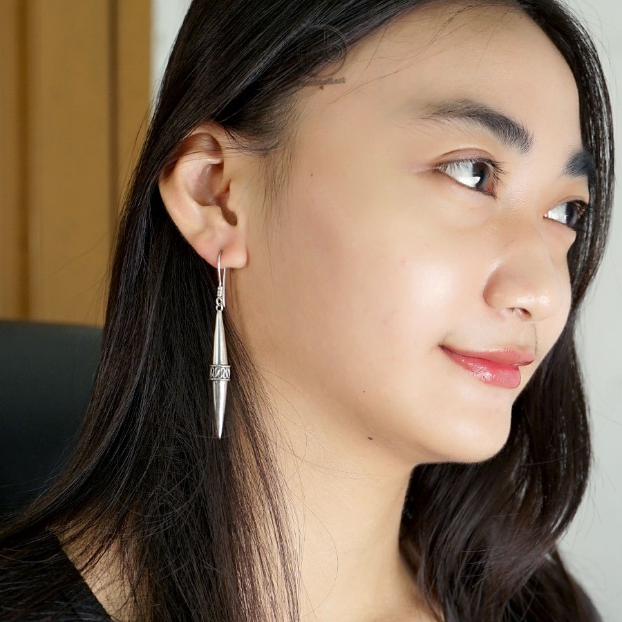 Anting Hook Wanita Perak 925 Sterling Silver Kojong Tali Kawat Valioli