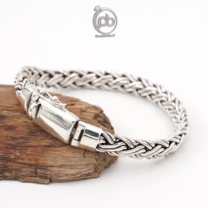gelang perak Bali handmade model rantai kuat dan stylish