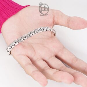 gelang rantai perak 925 asli model Jimbaro pria wanita