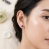 Anting Kecubung Wanita Perak 925 Natural Amethyst Kotameta
