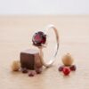 Cincin Perak Asli 925 Wanita Batu Red Garnet Alami Gina 2