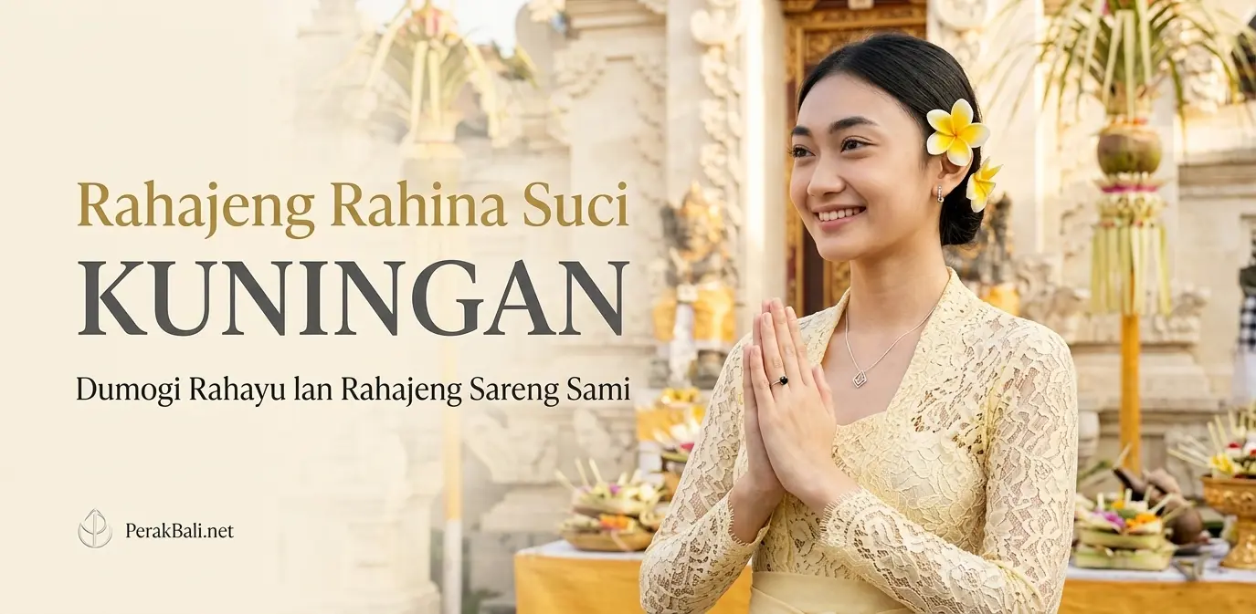 Selamat Hari Raya Kuningan Semoga kita selalu mendapatkan tuntunan dharma, keselamatan, dan kedamaian lahir batin.