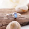 Spesifikasi detail rangka gagang halo bulat cincin silver 925 minimalis lebar 1mm