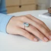 cincin wanita perak bali sky topaz handmade