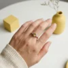 cincin wanita perak bali citrine handmade