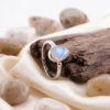 cincin perak bali batu moosntone perak 925 runawulan
