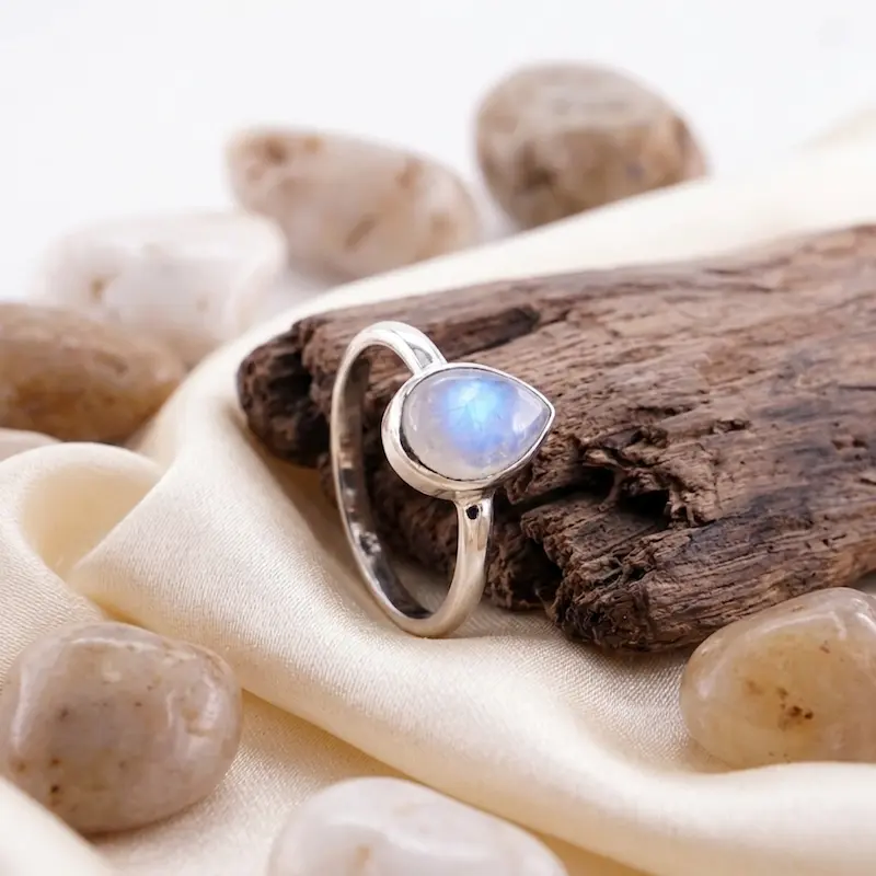 cincin perak bali batu moosntone perak 925 runawulan