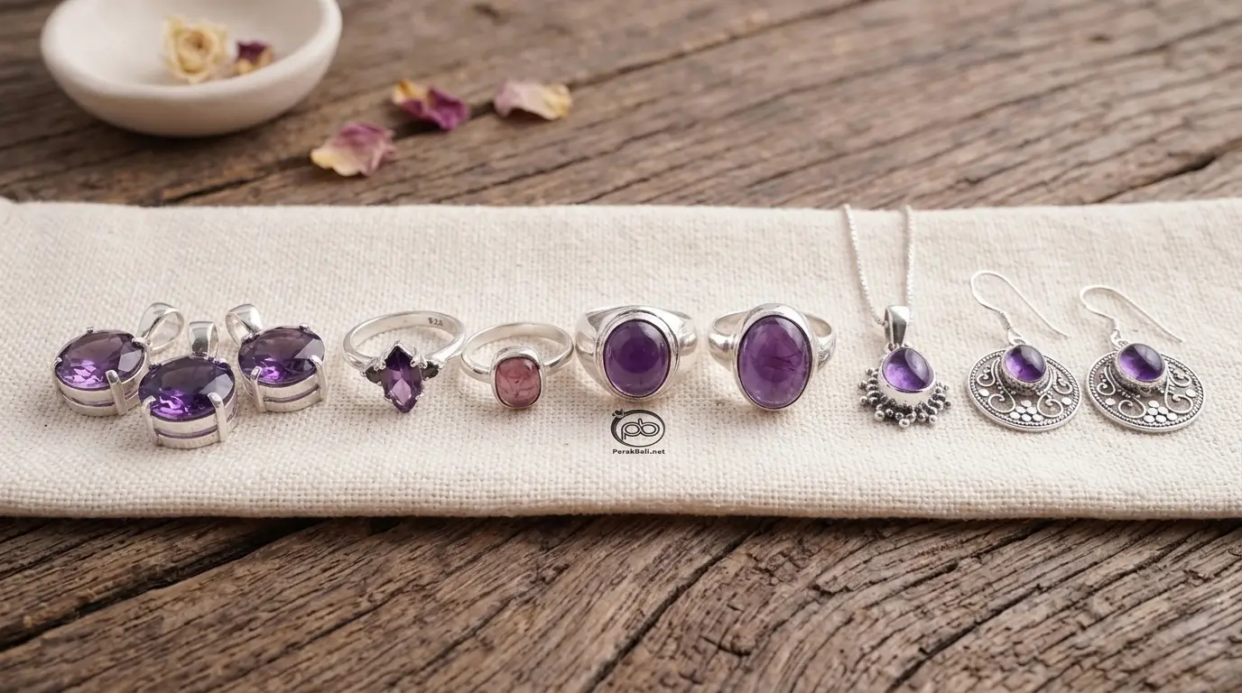 kilau-anggun-batu-kecubung-amethyst-perak-bali