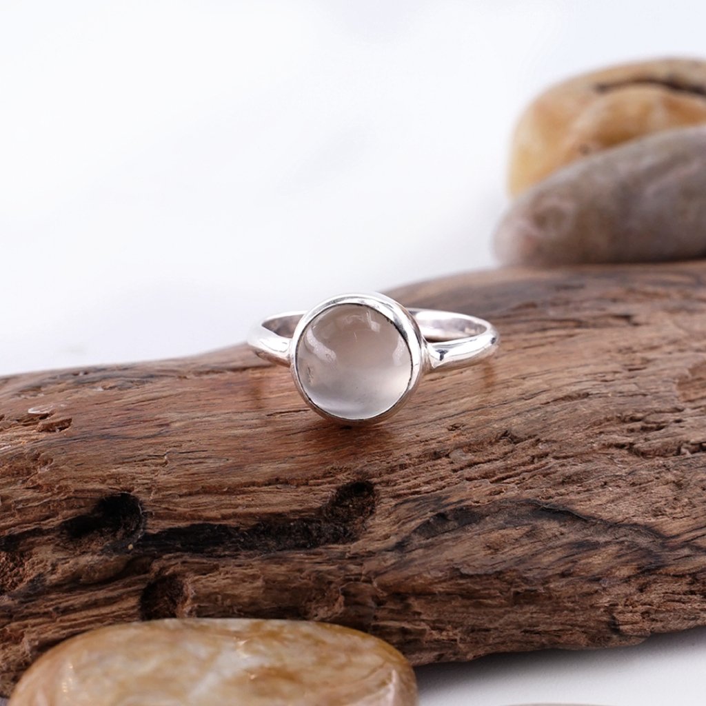Cincin Moonstone perak Bali 925 Chatoyara