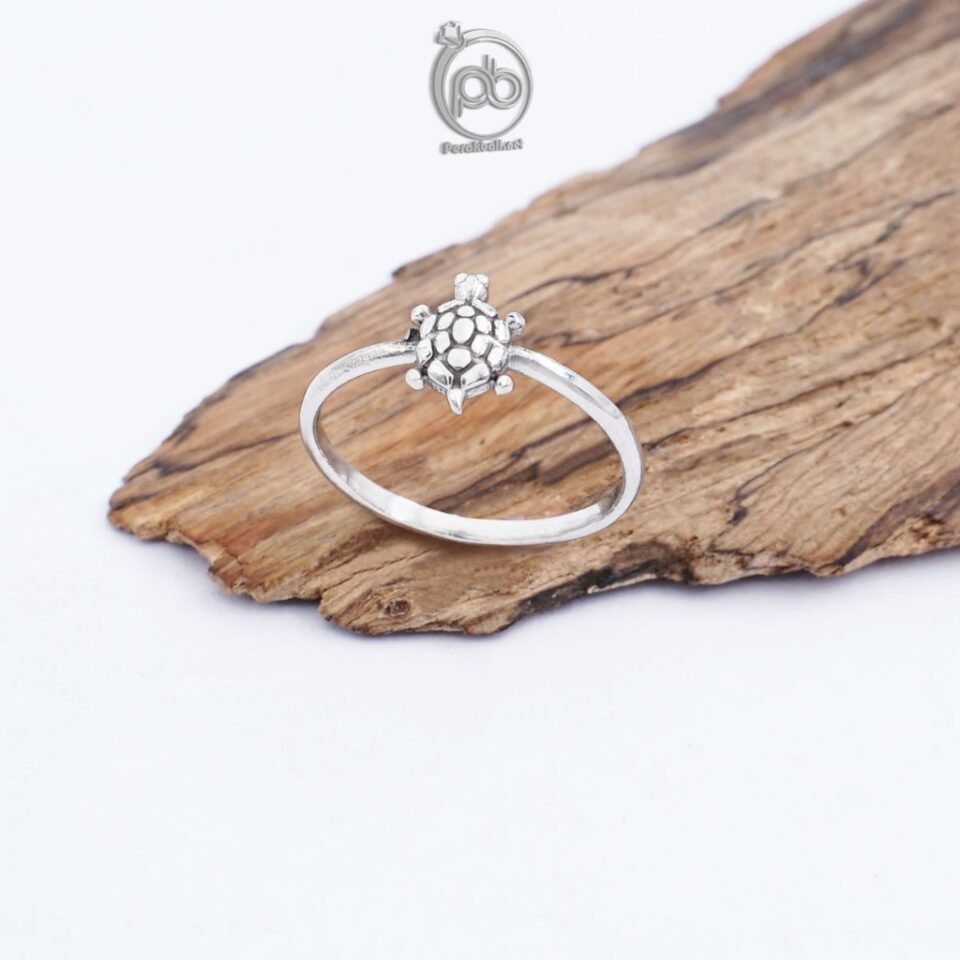 Cincin Kura - Kura Mini Simple Perak 925 Kurosia