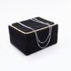 Detail rantai Cuban Chain pada kalung perak wanita